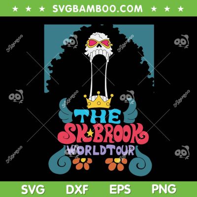 The Skbrook World Tour SVG, One Piece Brook SVG PNG, Brook Music Tour Funny DXF SVG PNG EPS The Skbrook World Tour SVG, One Piece Brook SVG PNG, Brook Music Tour Funny DXF SVG PNG EPS
