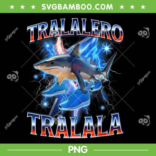 Tralalero Tralala PNG, Shark Brainrot Meme PNG