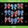 4th of July Coquette Bow PNG, Girls Bow American Flag PNG 4th of July Coquette Bow PNG, Girls Bow American Flag PNG