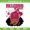 Atlanta Falcons Girl SVG PNG, Falcons NFL Football Girls SVG, Cheer Girl African American DXF SVG PNG EPS Atlanta Falcons Girl SVG PNG, Falcons NFL Football Girls SVG, Cheer Girl African American DXF SVG PNG EPS