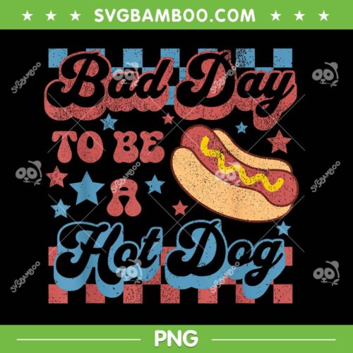 Bad Day To Be A Hot Dog PNG, BBQ Grilling 4th Of July PNG