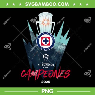 Cruz Azul Campeones 2025 PNG, Concacaf Champions Cup 2025 PNG