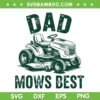 Dad Mows Best 2025 SVG, Cool Dad Fathers Day SVG PNG Dad Mows Best 2025 SVG, Cool Dad Fathers Day SVG PNG