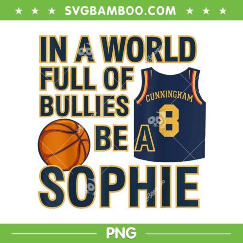 In a World Full of Bullies be a Sophie PNG, Sophie Indiana Fever PNG