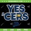 Indiana Pacers Yes Cers SVG, Vintage NBA 2025 Playoffs SVG PNG