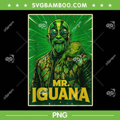Mr Iguana PNG, Funny Lizard Wrestler PNG, Mr iguana Tongue Out PNG
