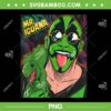 Mr Iguana Tongue Out PNG, Funny Lizard Wrestler Cartoon PNG