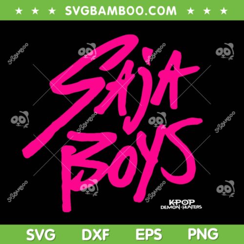 Saja Boy Kpop Demon Hunters SVG, Funny Monters Band SVG PNG