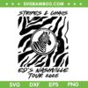 Stripes and Chaos Ed's Nashville Tour 2025 SVG, Eds Nashville Zebra Album SVG PNG