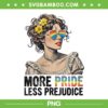 More Pride Less Prejudice PNG, Womens LGBT Gay PNG, Proud Ally Pride Month 2025 PNG