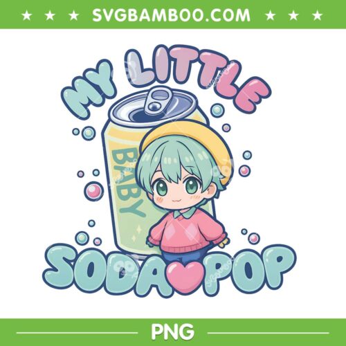 Baby My Little Soda Pop PNG, Cute Chibi Baby Kpop Demon Hunters PNG, Baby Saja Boys PNG