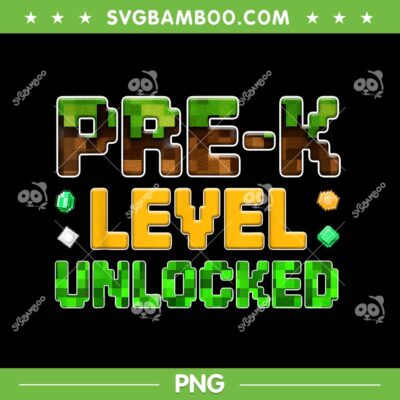 Pre-K Boys Minecraft PNG, Pixel Gamer First Day of Preschool PNG Pre-K Boys Minecraft PNG, Pixel Gamer First Day of Preschool PNG