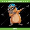 Dabbing Capybara PNG, Cute Capybara Sunglasses PNG