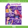Huntrix Rumi Mira Zoey PNG, Kpop Demon Hunters Huntrix PNG Huntrix Rumi Mira Zoey PNG, Kpop Demon Hunters Huntrix PNG