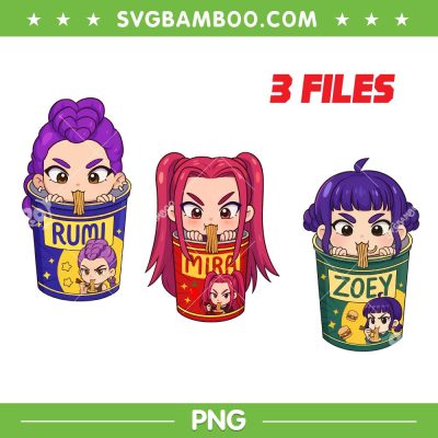 Huntrix Ramen PNG, Kpop Demon Hunters Huntrix Noodles PNG, Rumi Mira Zoey Ramyeon PNG Huntrix Ramen PNG, Kpop Demon Hunters Huntrix Noodles PNG, Rumi Mira Zoey Ramyeon PNG