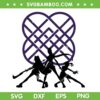 Huntrix Band Logo SVG, Kpop Demon Hunters Huntrix SVG PNG, Rumi Mira Zoey DXF SVG PNG EPS