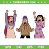 Funny Huntrix Rumi Mira Zoey SVG, Kpop Demon Hunters Funny Screen SVG PNG