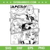 Kpop Demon Hunters SVG, Huntrix Rumi Mira Zoey SVG PNG, Huntrix Kpop Band Cricut Silhouette