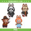 Labubu Horror Halloween PNG Bundle, Labubu Ghostface Jason Freddy Chucky PNG, Labubu Horror Movie Labubu Horror Halloween PNG Bundle, Labubu Ghostface Jason Freddy Chucky PNG, Labubu Horror Movie