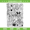 Cold Play Tour 2025 SVG, Cold Play Music Art SVG PNG, Music Tour Aesthetic Band DXF SVG PNG EPS