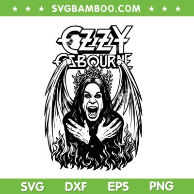 Ozzy Osbourne Crazy Train SVG, Ozzy Rip 2025 SVG PNG, Ozzy Osbourne SVG
