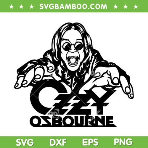 Ozzy RIP 2025 SVG PNG, Prince of Darkness Ozzy SVG