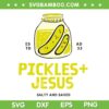 Pickles Jesus Salty And Saved SVG, Funny Pickles Canned SVG PNG Pickles Jesus Salty And Saved SVG, Funny Pickles Canned SVG PNG