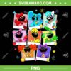 Poppy Playtime Smiling Critters Group Shot PNG, Smiling Critters Colorful PNG