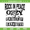Rock in Peace Ozzy SVG, Ozzy Osbourne Prince of Darkness SVG PNG Rock in Peace Ozzy SVG, Ozzy Osbourne Prince of Darkness SVG PNG