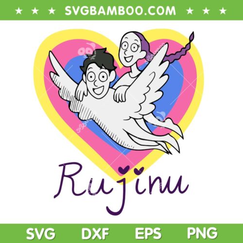 Rujinu SVG, Kpop Demon Hunters Rumi and Jinu SVG, Funny Huntrix Rujinu DXF SVG PNG EPS