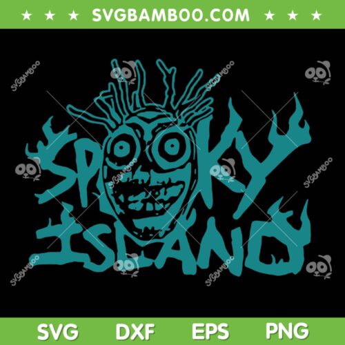 Spooky Island Est 2002 SVG, Amusement Park Skull Halloween SVG PNG