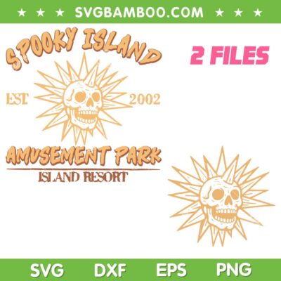 Spooky Island Est 2002 SVG, Amusement Park Skull Halloween SVG PNG, Skull Spooky Island SVG PNG Spooky Island Est 2002 SVG, Amusement Park Skull Halloween SVG PNG, Skull Spooky Island SVG PNG