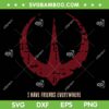 Star Wars Andor SVG, I Have Friends Everywhere Logo SVG PNG