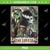Monster Frankenstein And Bride Tarot Card PNG, The Lovers Tarot Card PNG