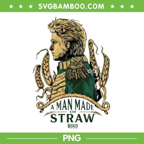 Wicked For Good A Man Made of Straw PNG, Wicked Movie 2025 PNG