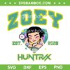 Cute Zoey Huntrix SVG PNG, Kpop Demon Hunters Zoey SVG, Huntrix Band 2025 DXF SVG PNG EPS