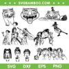 Kpop Demon Hunters SVG Bundle, Huntrix SVG Bundle, Saja Boys Bundle SVG