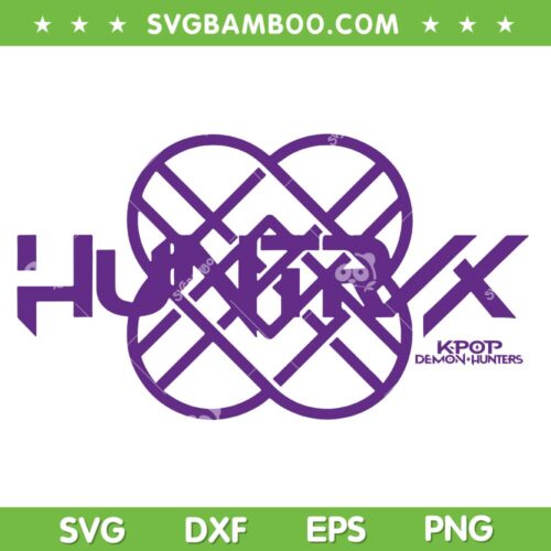 KPOP Demon Hunters Logo SVG, Huntrix Logo SVG PNG, Kpop Rumi Mira Zoey SVG