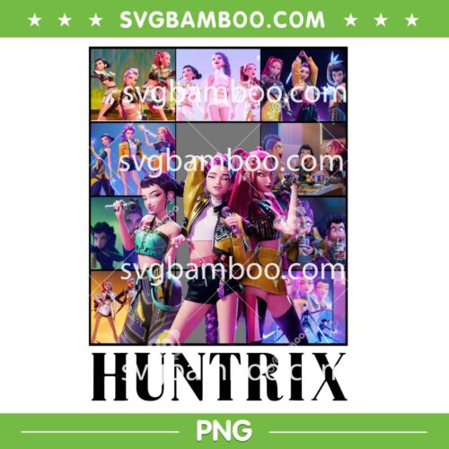 Huntrix Music Tour PNG, Kpop Demon Hunters Huntrix PNG, Kpop Huntrix Eras Tour PNG