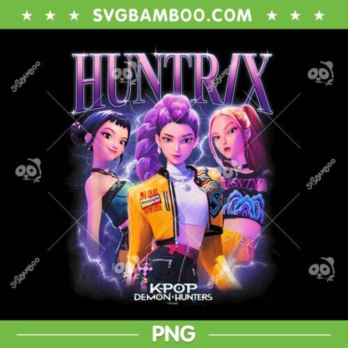Huntrix Kpop Demon Hunters PNG, Rumi Mira Zoey PNG, Huntrix Name PNG