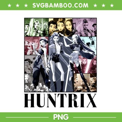 Kpop Demon Hunters Tour PNG, Huntrix Music Band PNG, Kpop Monters PNG