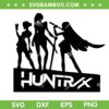 Huntrix Silhouette SVG, Kpop Demon Hunters Huntrix Band SVG PNG Huntrix Silhouette SVG, Kpop Demon Hunters Huntrix Band SVG PNG