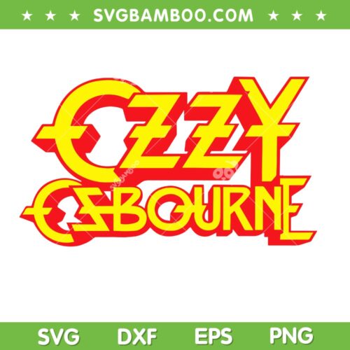Ozzy Osbourne Logo SVG, RIP Ozzy 2025 SVG PNG
