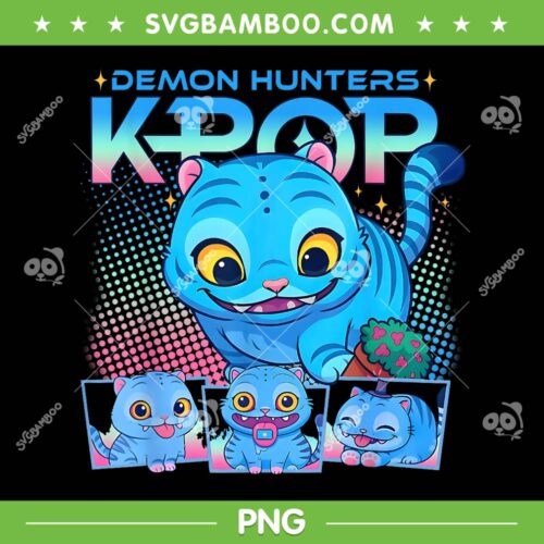 KPOP Derpy Tiger PNg, Cute Tiger KPOP Demon Hunters PNG
