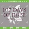 107 Days Kamala Harris SVG, Thank You Kamala Harris SVG PNG