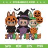 Halloween Labubu Spooky Season SVG, Cute Labubu Happy Halloween SVG PNG