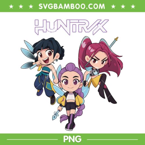 Chichi Huntrix PNG, Cute Huntrix Kpop Demon Hunters PNG, Rumi Huntrix
