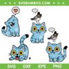 Cute Derpy Tiger SVG PNG, Kpop Demon Hunters Tigers and Bird SVG