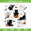 Cat Boo Ghost Halloween SVG, Cute Ghost Cat Spooky Halloween SVG PNG