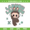 Labubu Headphone SVG, Cute Labubu Bunny Music SVG PNG